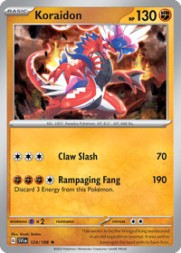 124/198 Koraidon - Scarlet & Violet Base
