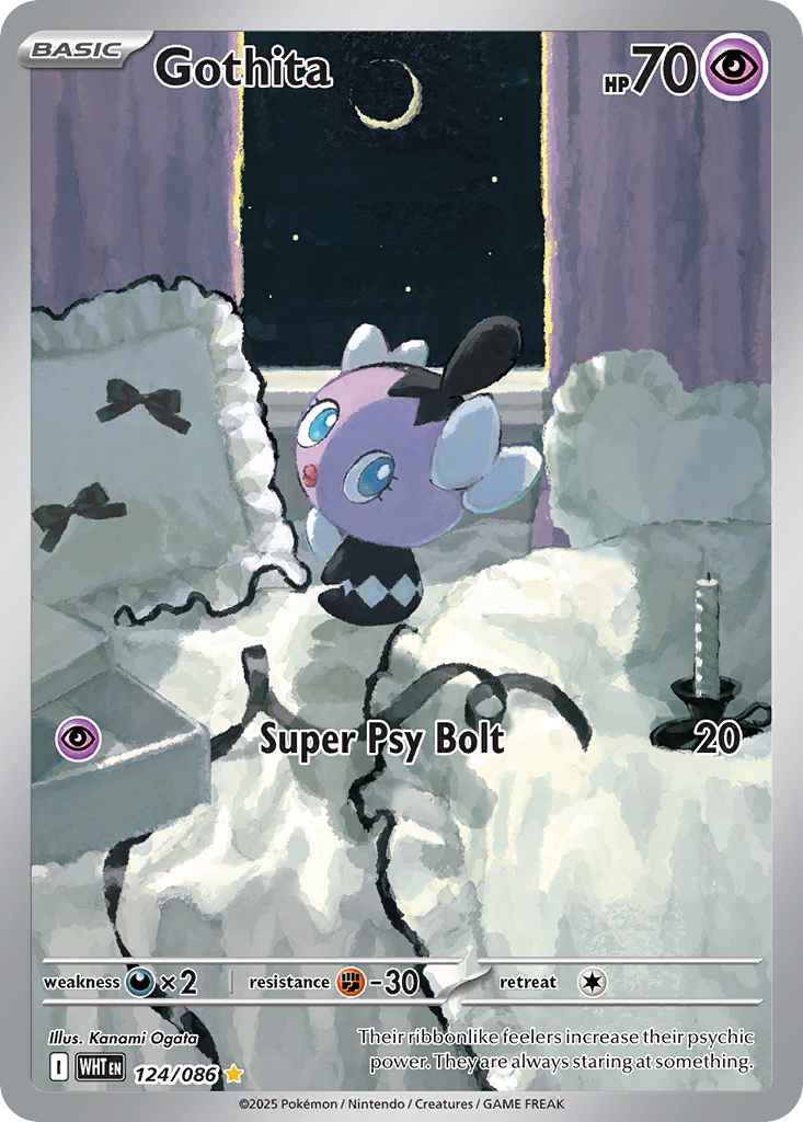 Gothita 124/086 White Flare card