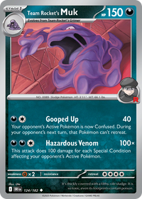 124/182 Team Rocket's Muk - Destined Rivals