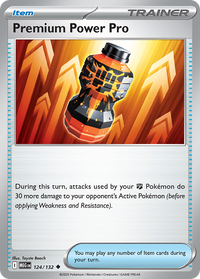 124/132 Premium Power Pro - Mega Evolution