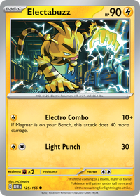 125/165 Electabuzz - Scarlet & Violet 151