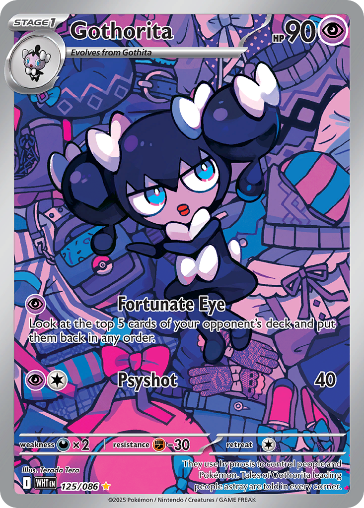 Gothorita 125/086 White Flare card