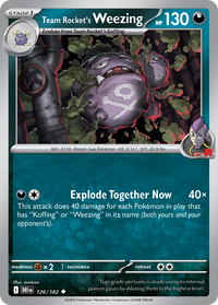 126/182 Team Rocket's Weezing - Destined Rivals