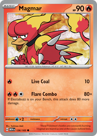 126/165 Magmar - Scarlet & Violet 151