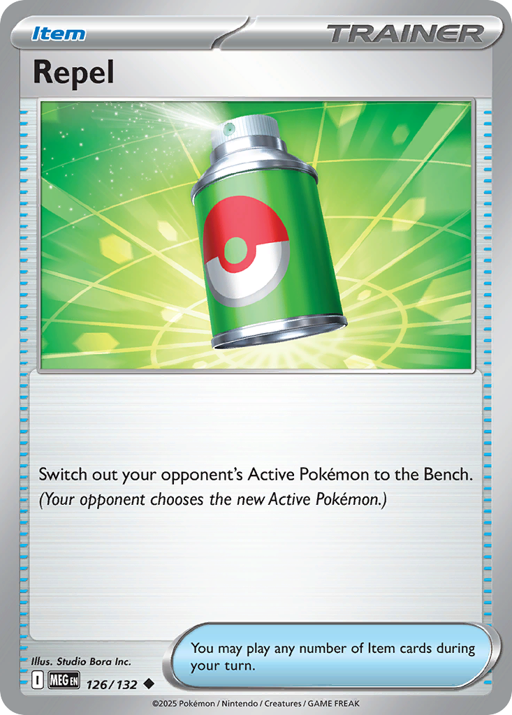 Repel 126/132 Mega Evolution card
