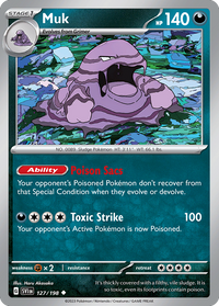 127/198 Muk - Scarlet & Violet Base