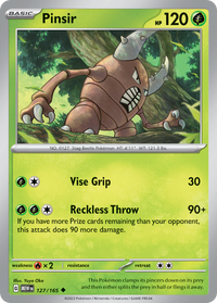 127/165 Pinsir - Scarlet & Violet 151