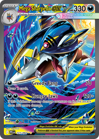 127/094 Mega Sharpedo ex - Phantasmal Flames