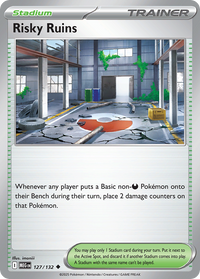 127/132 Risky Ruins - Mega Evolution