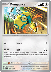 128/162 Dunsparce - Temporal Forces