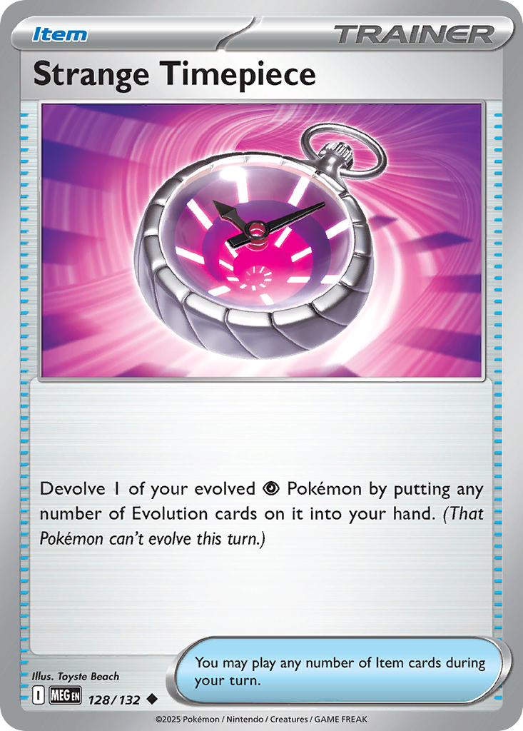 Strange Timepiece 128/132 Mega Evolution card