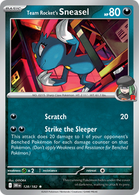 128/182 Team Rocket's Sneasel - Destined Rivals