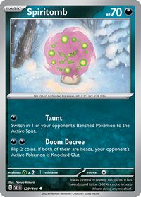 129/198 Spiritomb - Scarlet & Violet Base
