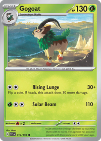 012/198 Gogoat - Scarlet & Violet Base