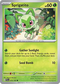 012/193 Sprigatito - Paldea Evolved