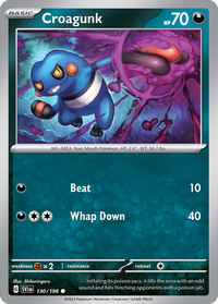 130/198 Croagunk - Scarlet & Violet Base