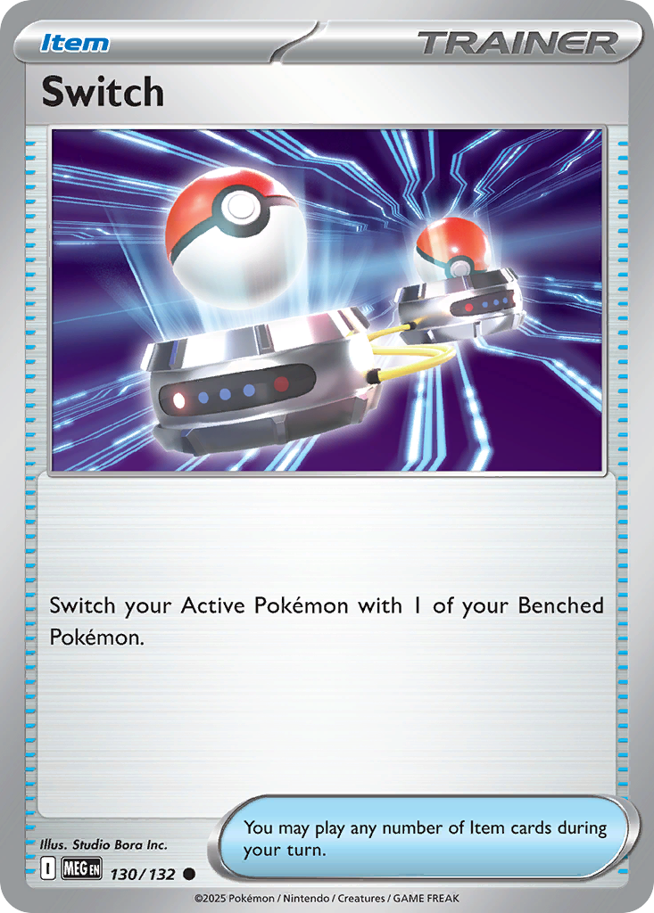 Switch 130/132 Mega Evolution card