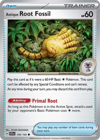 130/142 Antique Root Fossil - Stellar Crown
