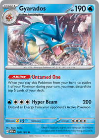 130/165 Gyarados - Scarlet & Violet 151