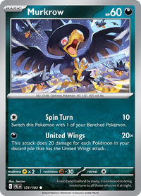 131/193 Murkrow - Paldea Evolved