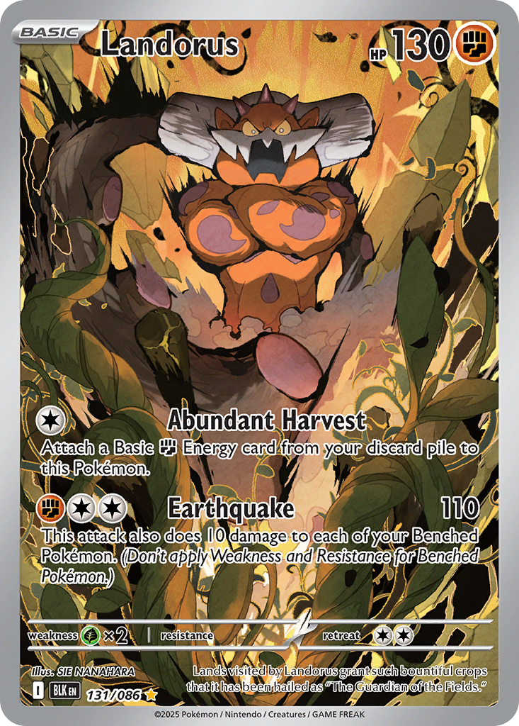 Landorus 131/086 Black Bolt card