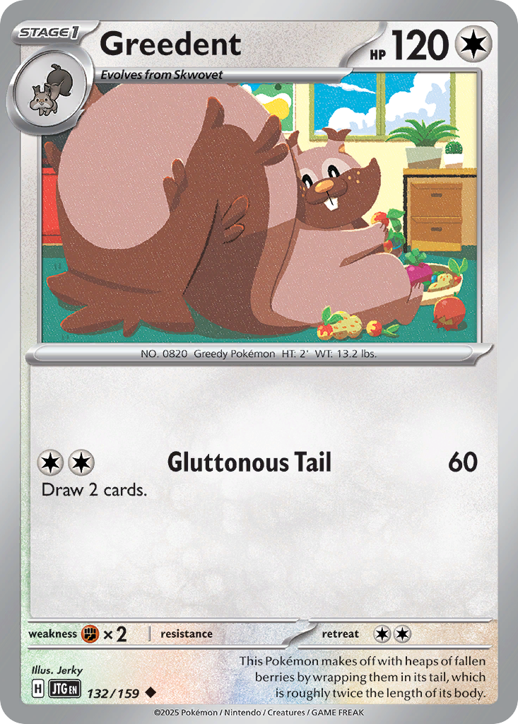 Greedent 132/159 Journey Together card