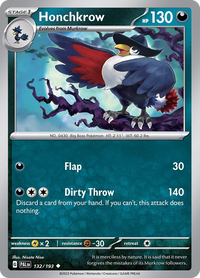 132/193 Honchkrow - Paldea Evolved