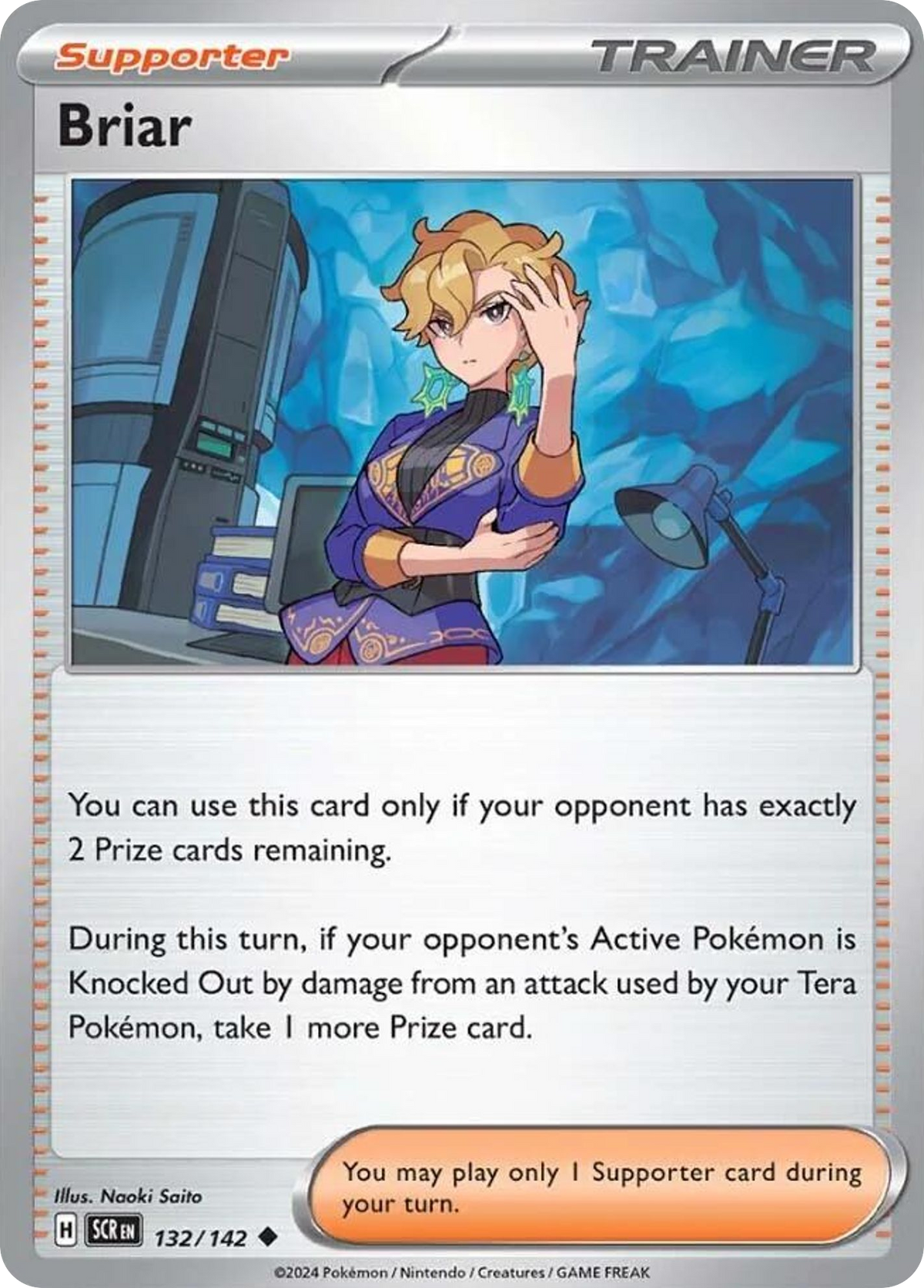 Briar 132/142 Stellar Crown card