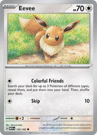 133/165 Eevee - Scarlet & Violet 151