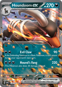 134/197 Houndoom ex - Obsidian Flames