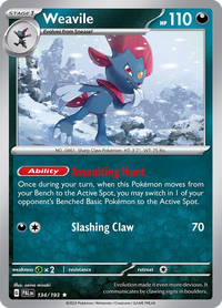 134/193 Weavile - Paldea Evolved