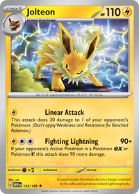 135/165 Jolteon - Scarlet & Violet 151