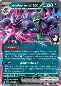 136/182 Marnie's Grimmsnarl ex - Destined Rivals
