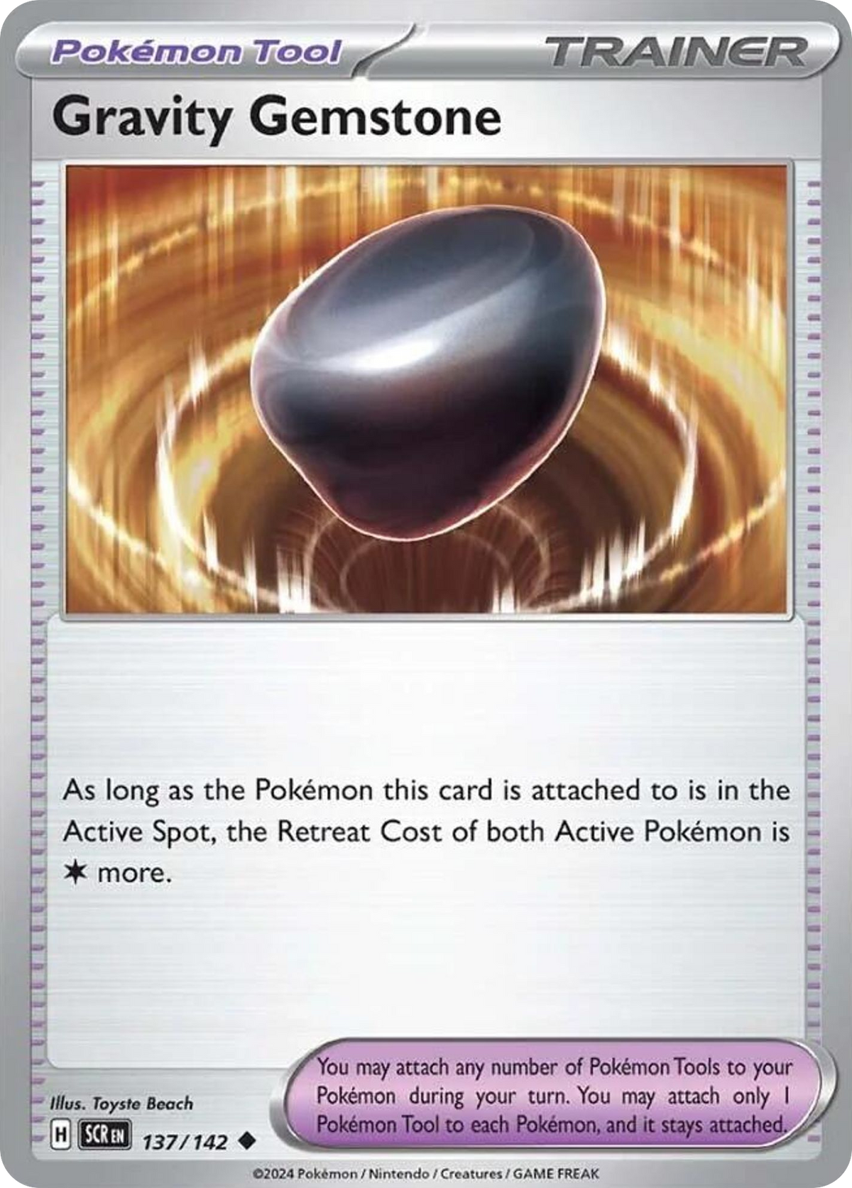Gravity Gemstone 137/142 Stellar Crown card