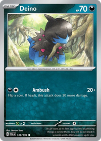 138/193 Deino - Paldea Evolved