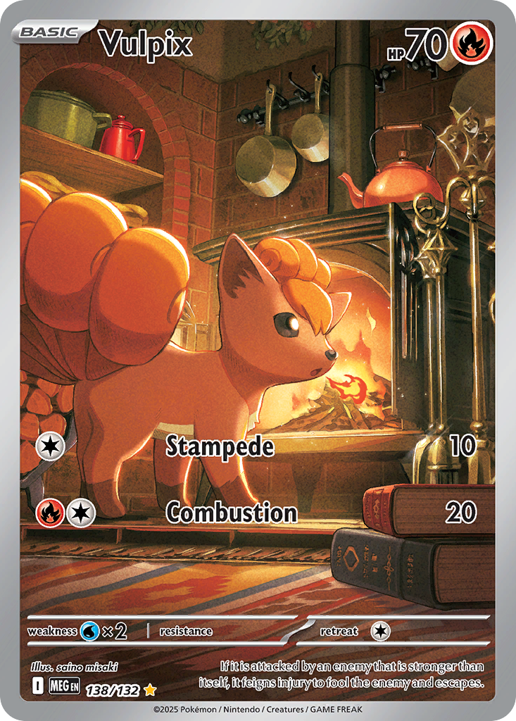 Vulpix 138/132 Mega Evolution card