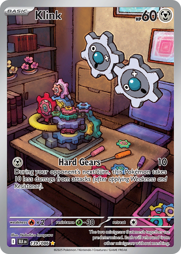 Klink 139/086 Black Bolt card