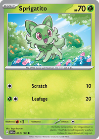 013/198 Sprigatito - Scarlet & Violet Base