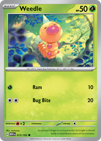 013/165 Weedle - Scarlet & Violet 151