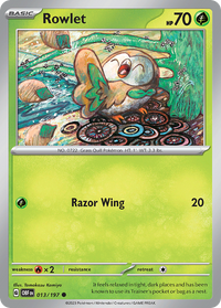 013/197 Rowlet - Obsidian Flames