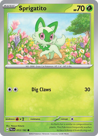 013/193 Sprigatito - Paldea Evolved