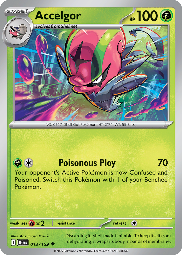 Accelgor 013/159 Journey Together card