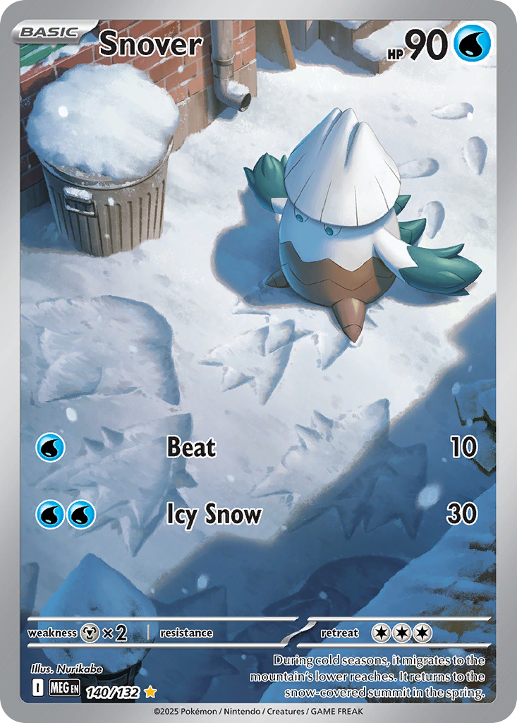Snover 140/132 Mega Evolution card