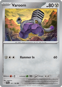 141/198 Varoom - Scarlet & Violet Base