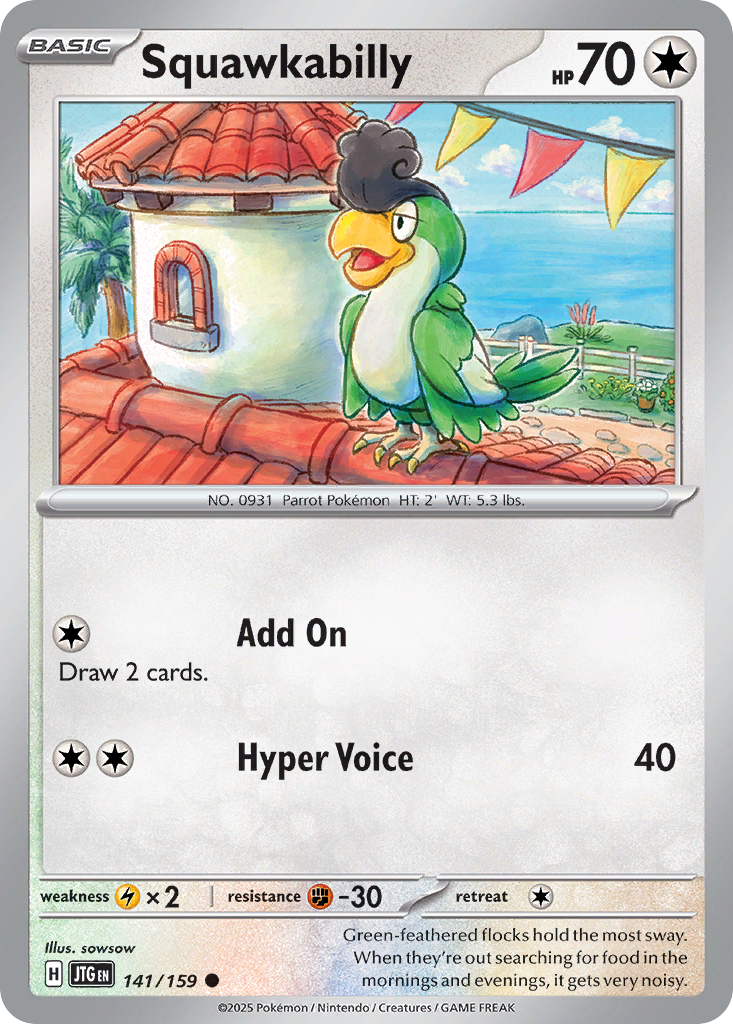 Squawkabilly 141/159 Journey Together card