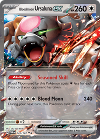 141/167 Bloodmoon Ursaluna ex - Twilight Masquerade