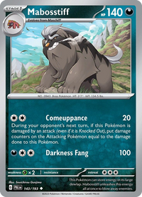 143/193 Mabosstiff - Paldea Evolved
