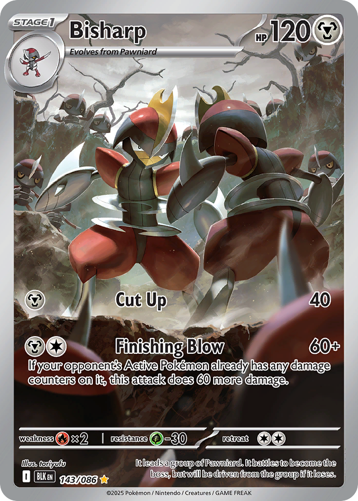 Bisharp 143/086 Black Bolt card