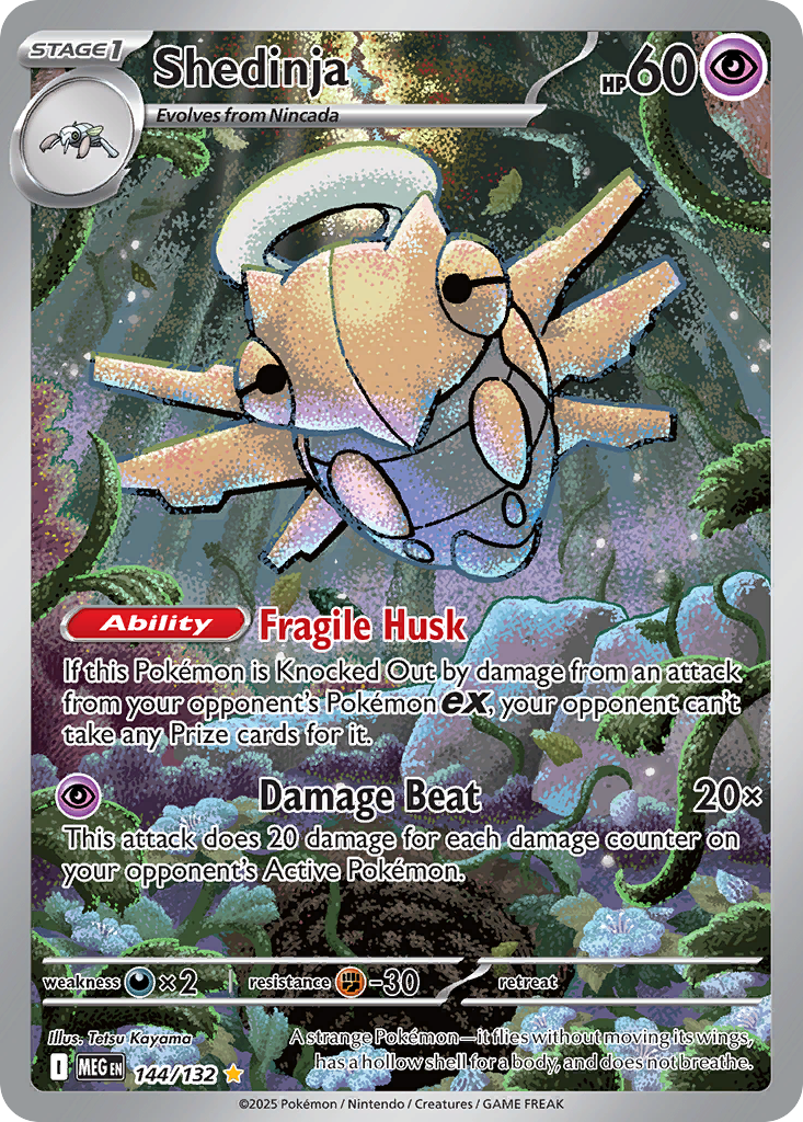 Shedinja 144/132 Mega Evolution card