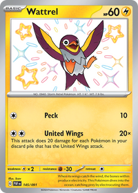 145/091 Wattrel - Paldean Fates